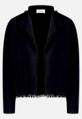 Strick-Cardigan mit Fransen / Vorderseite