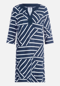 Jerseykleid mit 3/4 Arm / Vorderseite