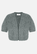 Sommer-Strickjacke mit Effektgarn / Vorderseite