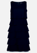 Cocktailkleid mit Volant / Vorderseite