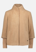 Kuscheljacke mit Rippbündchen / Vorderseite