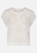 Strickpullunder mit Effektgarn / Vorderseite