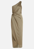 Abendkleid mit Raffung / Vorderseite