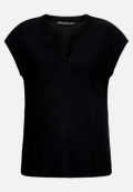 Basic Shirt mit V-Ausschnitt / Vorderseite
