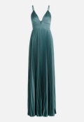 Chiffonkleid mit V-Ausschnitt / Vorderseite