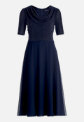 Cocktailkleid im Glitzer-Look / Vorderseite