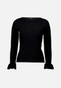 Pullover mit Volants am Ärmel / Vorderseite