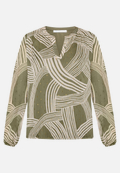 Schlupfbluse mit Print / Vorderseite