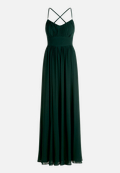 Abendkleid mit Plissee / Vorderseite