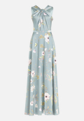 Abendkleid mit Blumenprint / Vorderseite