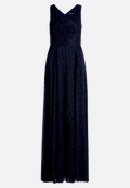 Abendkleid mit Plissee / Vorderseite