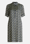 Hemdblusenkleid mit Aufdruck / Vorderseite