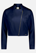 Bikerjacke mit Stehkragen / Vorderseite