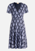 Volantkleid mit Rüschen / Vorderseite