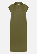 Casual-Kleid mit Kragen / Vorderseite