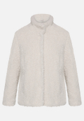 Plüschjacke mit Stehkragen / Vorderseite