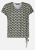 Printshirt mit V-Ausschnitt / Vorderseite