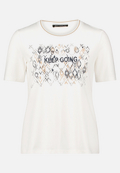 Basic Shirt mit Placement / Vorderseite