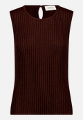 Rundhals-Shirt ohne Arm / Vorderseite