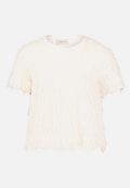 Sweatshirt mit Fransen / Vorderseite