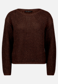Grobstrick-Pullover mit Pailletten / Vorderseite