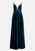 Abendkleid mit Placement / Vorderseite