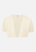 Sommer-Strickjacke mit Effektgarn / Vorderseite