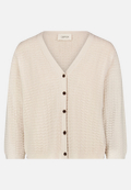Strick-Cardigan mit V-Ausschnitt / Vorderseite