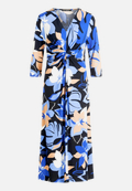 Midikleid mit Raffung / Vorderseite