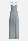 Abendkleid im Glitzer-Look / Vorderseite