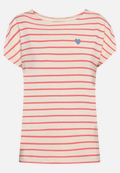 Casual-Shirt mit U-Boot-Ausschnitt / Vorderseite