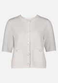 Strick-Cardigan mit Knopfleiste / Vorderseite