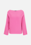 Strickpullover mit U-Bootausschnitt / Vorderseite