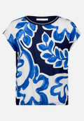 Patchwork-Shirt mit Print / Vorderseite