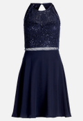 Cocktailkleid mit Spitze / Vorderseite
