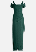 Abendkleid im Glitzer-Look / Vorderseite