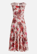 Cocktailkleid mit Print / Vorderseite