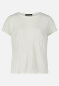 Strukturshirt mit U-Boot-Ausschnitt / Vorderseite
