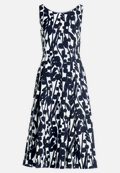 Cocktailkleid mit Print / Vorderseite