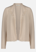 Strick-Cardigan mit Fransen / Vorderseite