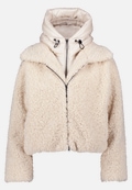Plüschjacke mit abnehmbarem Westenteil / Vorderseite