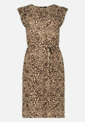 Minikleid mit Leoprint / Vorderseite
