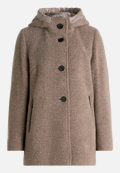 Wolljacke mit Kapuze / Vorderseite