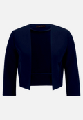 Bolero-Jacke mit Kellerfalten / Vorderseite