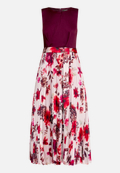 Cocktailkleid mit Plissee / Vorderseite