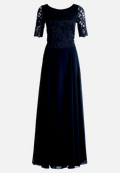 Abendkleid mit Spitze / Vorderseite
