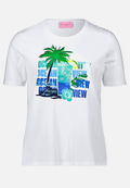 Basic Shirt mit Aufdruck / Vorderseite