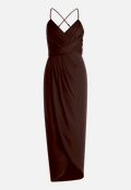 Abendkleid mit Raffung / Vorderseite