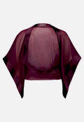 Chiffonstola mit 3/4 Arm / Vorderseite