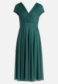 Cocktailkleid im Glitzer-Look / Vorderseite